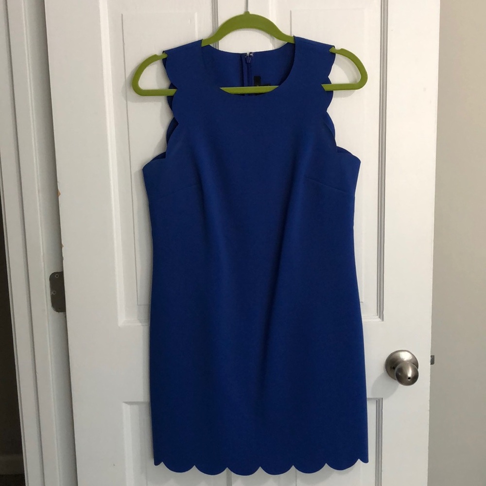 J.crew Scalloped Dress